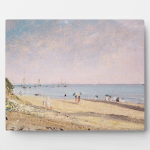 Brighton Beach (oil on canvas) Plaque