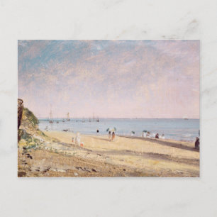 Brighton Beach (oil on canvas) Postcard