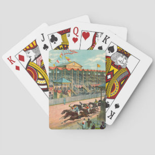 Brighton Beach Racetrack 1887 Playing Cards