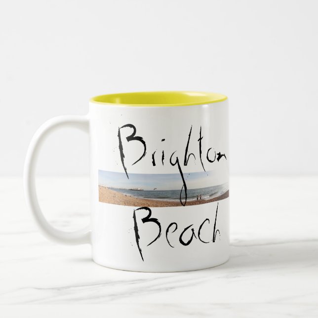 Brighton Beach Two-Tone Coffee Mug (Left)