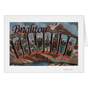 Brighton, Colorado - Large Letter Scenes