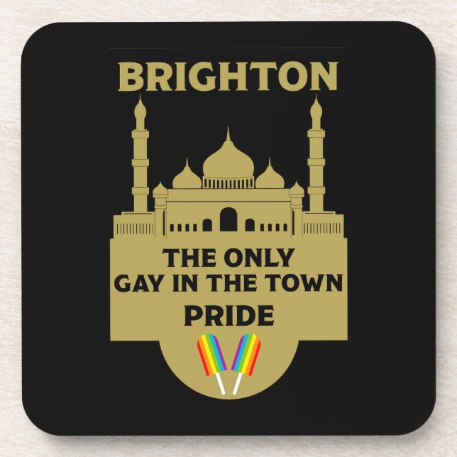 Brighton Gay Pride - Brighton England LGBT - Coaster (Front)