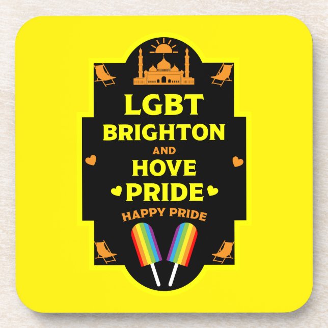 Brighton Gay Pride Coaster (Front)