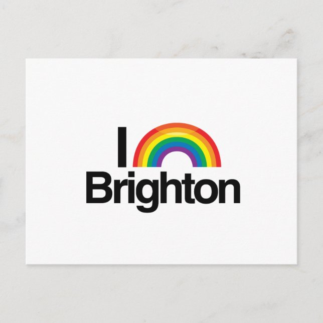 BRIGHTON - I LOVE PRIDE -.png Postcard (Front)