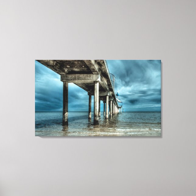 Brighton Jetty Premium Wrapped Canvas (Front)