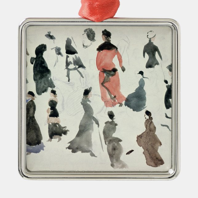 Brighton Ladies Metal Tree Decoration (Front)