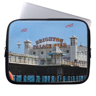 Brighton Palace Pier view laptop case