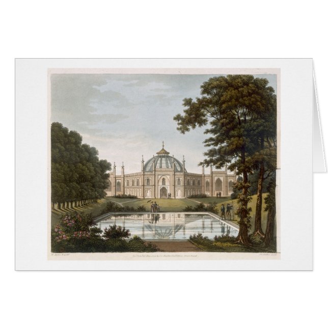 Brighton Pavilion: Proposed view of the garden wit (Front Horizontal)
