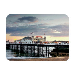 Brighton Pier Sunset Magnet