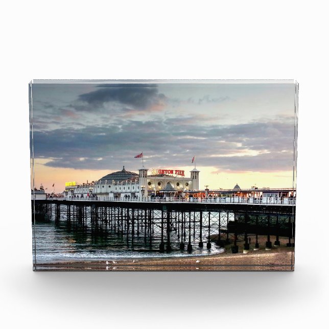 Brighton Pier Sunset Photo Block (Front)