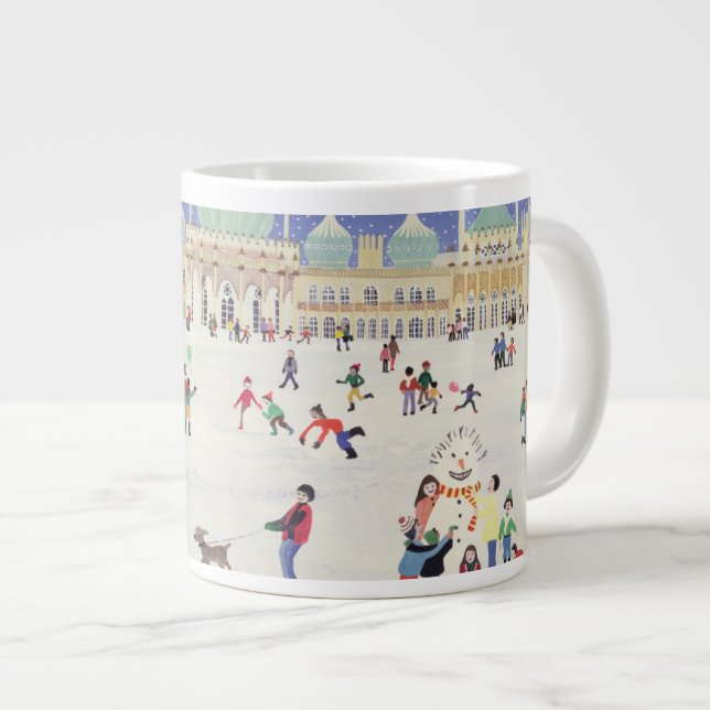 Brighton Royal Pavilion Large Coffee Mug (Front Right)