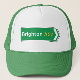 Brighton, UK Road Sign Trucker Hat