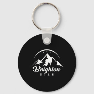 Brighton Utah Ski Resort Skiing Snowboarding  Key Ring