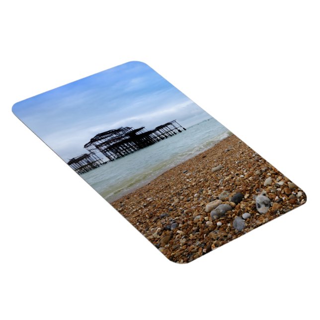 Brighton West Pier landscape Magnet (Right Side)