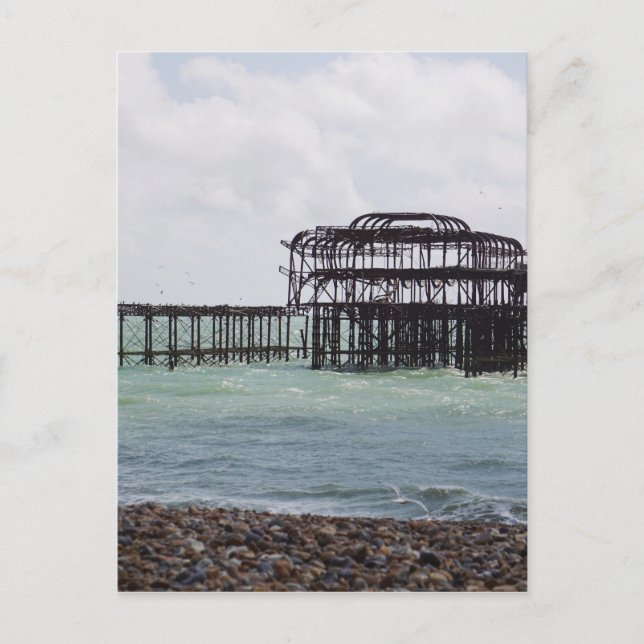 Brighton West Pier Postcard (Front)