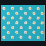 Brights Daisy Wrapping Paper<br><div class="desc">White daisies on a colourful background are a joyful and simple way to wrap your special gift.  Perfect for birthdays and any sweet occasion.</div>