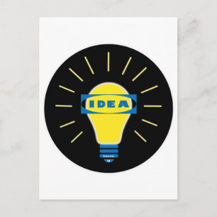 Brigth Idea Parody logo Postcard