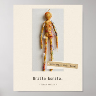 Brilla bonito — Juguetes de Tela Poster