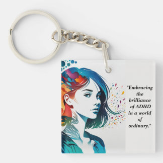 Brilliance Of ADHD*Dr.Anders Osborne Ph.D Key Ring