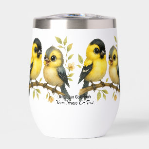 Brilliant American Goldfinch