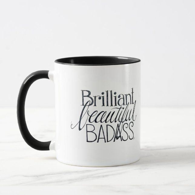 Brilliant Beautiful Badass Mug (Left)