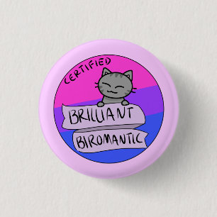 Brilliant Biromantic 3 Cm Round Badge