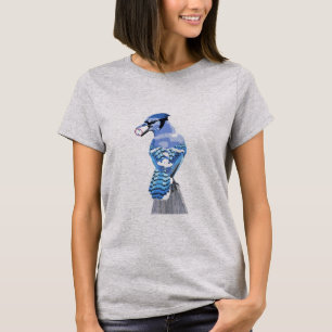 Brilliant Blue Jay  T-Shirt