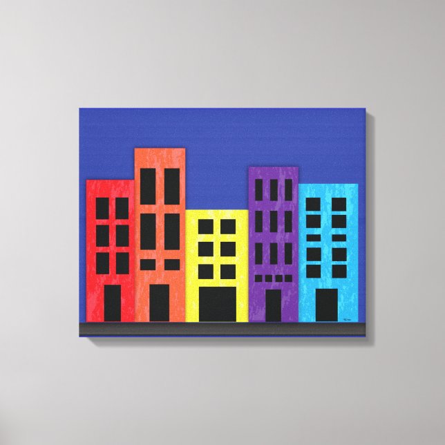 Brilliant Buildings Canvas Print (Front)