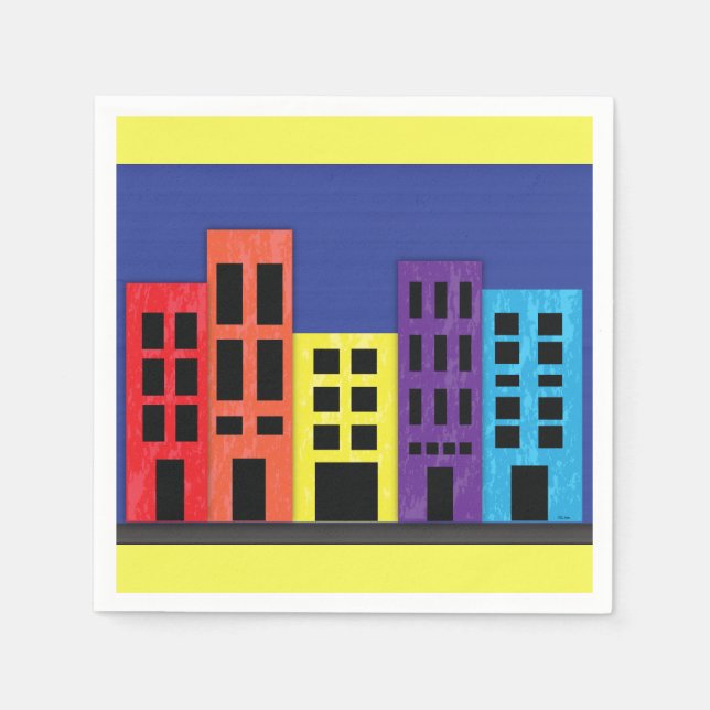 Brilliant Buildings Napkins (Front)