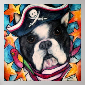 Brilliant Bulldog Poster