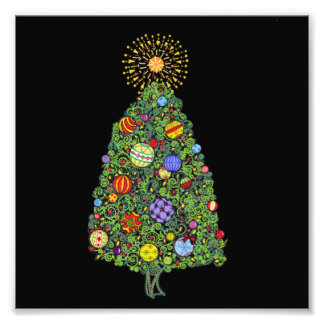 Brilliant Christmas Tree   Photo Print