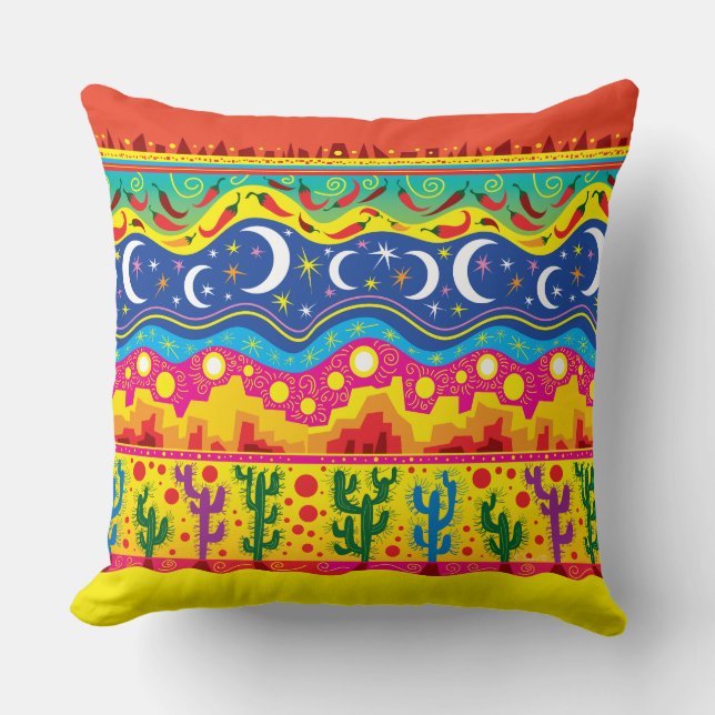Brilliant Desert Motifs Cushion (Front)