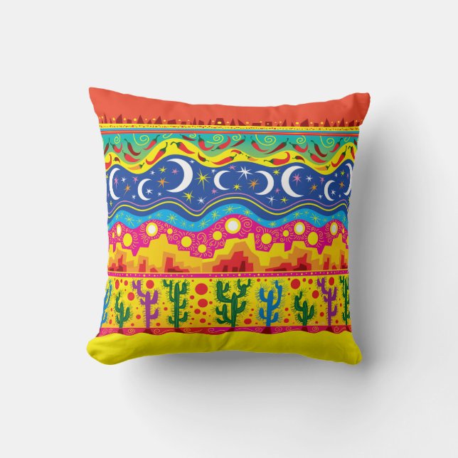 Brilliant Desert Motifs Cushion (Front)