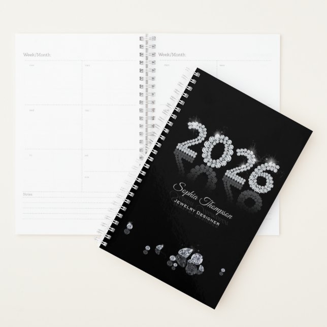 Brilliant Diamonds Luxury 2026 New Year Jewelry Planner (Display)