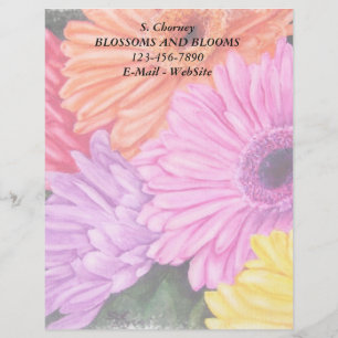 BRILLIANT GERBERS CUSTOMIZABLE LETTERHEAD