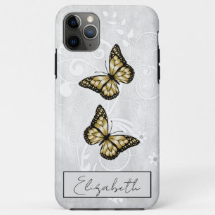 Brilliant Gold Butterflies Case-Mate iPhone Case