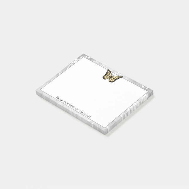 Brilliant Gold Butterfly Notes (Angled)