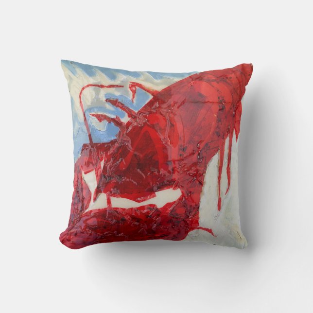 Brilliant Maine Lobster Cushion (Front)