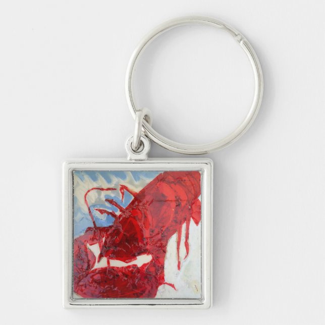 Brilliant Maine Lobster Key Ring (Front)