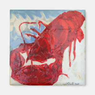 Brilliant Maine Lobster Magnet