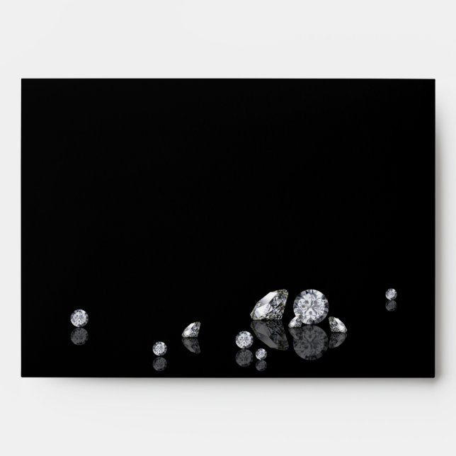 Brilliant New Year Diamonds - Envelope A7 (Front)