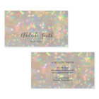 brilliant opal stone photo business card