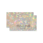 brilliant opal stone photo business card
