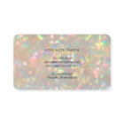 brilliant opal stone photo business card