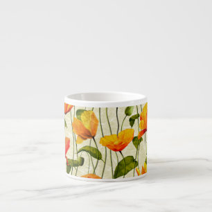 Brilliant Poppies Espresso Cup