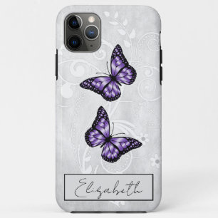 Brilliant Purple Butterflies Case-Mate iPhone Case