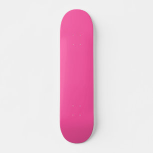 Brilliant rose  (solid color)  skateboard
