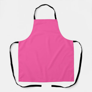 Brilliant rose (solid colour) apron