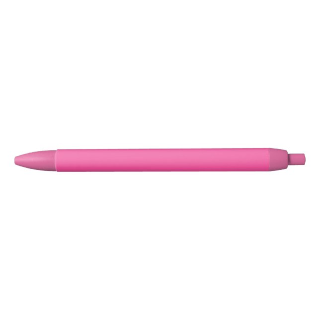 Brilliant rose  (solid colour)  black ink pen (Front)