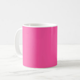 Brilliant rose  (solid colour)  coffee mug
